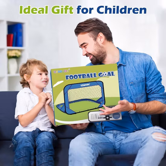 But de football de football pliable portatif en fibre de verre